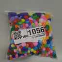 500 PCS Pompoms for Crafts,Pom Poms in Bright & Bold Assorted Colors,Pompoms for Arts and Craft Making DecorationsAssorted Sizes