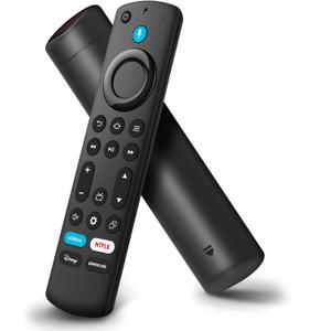 Stick Remote Replacement for AMZ Fire Smart TVs Stick, AMZ Fir-TVs Stick 4K Max(2nd Gen), for AMZ TVs Omni/QLED/2/4 Series, and for All Toshiba/Pioneer Smart TVs
