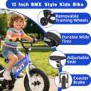XJD 12 14 16 inch Kids Bike BMX Style Bicycle for 3-10 Years Old