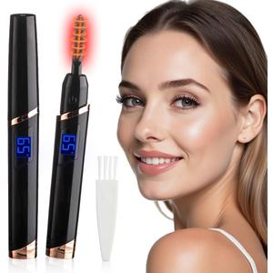 Heated Eyelash Curler, Electric Eyelash Curler for Women, Rechargeable Heated Lash Curler with 10s Fast Heating 24H Long Lasting 4 Adjustable Temperature Makeup Tool Gift for Women Girls