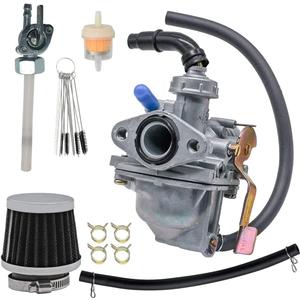 JDLLONG NC50 Carburetor for Honda NC50 Express 1977 1978 1979 1980 1981 38mm ED-1CB71 Carb with Air Filter & Fuel Tank Cock Switch Petcock