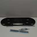 RV Dual Propane Tank Cylinder Rack for Camper and Travel Trailer for 20lb Tanks, Black,