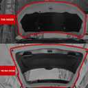 66FT Universal Car Weather Stripping, Self-Adhesive Door Rubber Seal Strip, Auto Engine & Window Noise Insulation (47/100" x 2/5")