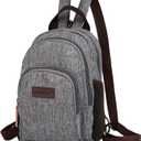 PACKISM Small Backpack Purse for Women - Convertible Sling Bag Multiple Compartment Pockets Adjustable Straps Mini Backpack (Active Grey)