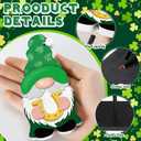 Yulejo 3 Pcs St. Patrick's Day Gnome Table Decorations Lucky Decor St Patricks Day Gnome Wood Signs Decoration Tiered Tray Centerpiece for Farmhouse Home Kitchen Shelf Decor