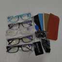Gaoye Professional Reading Glasses for All Day - Computer Readers with Blue Light Protection - Value Pack