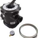 Pentair 261185 2-Inch 6-Way Clamp Style Valve Replacement Tagelus Pool and Spa Sand Filter