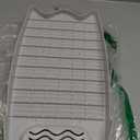 Wash Board, Washboard for Hand Washing Clothes, Plastics Laundry Scrub Board Household With Holder Portable (A-off-white)