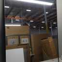 BONEWEI Bathroom Mirror,36x48 inch Large Wall Mirror for Bathroom Wall Mounted Black Rectangle Corner Mirrors,Black Bathroom Mirror for Living Room,Farmhouse,Bedroom Entryway,Horizontal/Vertical