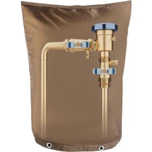 Backflow Preventer Insulated Cover (5F) Thick 6-Layer Fabric Pipe Insulation Cover (UV Coated) Winter Freeze Protection,for Water Well Pump Covers and Sprinkler Valve Covers (16" W X 20" H)