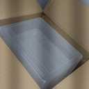 IRIS USA File Box, Plastic File Organizer with Lids for Letter/Legal File, Portable Document Box For Moving, Storage Bin with Durable and Secure Lid, Stackable Nestable BPA-Free, Clear 35 Qt. 4 Pack