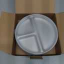 Elk and Friends Stainless Steel Divided Plates + Silicone Sleeve and Storage Lid | Baby, Toddler, Kids | Dinner & Snack Plates | 2 Pack (Lilac/Blush)