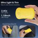 OLV Hand Warmers Rechargeable 2 Pack Strong Magnetic 18Hrs Longer Heating Portable Pocket-Sized Hand Warmer 6000mAh USB Hot Heater Birthday Gifts for Men Women Camping,Golf,Hunting,Travel Essentials