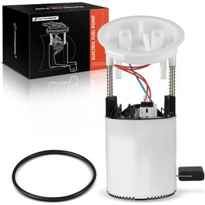 A-Premium Electric Fuel Pump Module Assembly w/Sending Unit Compatible with BMW E81 E82 E88 E90 E91 E92 E93 120i 125i 130i 135i 320i 323i 325i 330i 335i, 2 Tube Ports