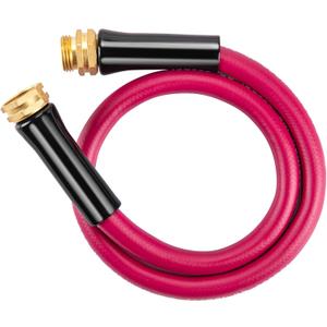 WELLUCK Garden Hose 5/8 in x 3 ft, Heavy Duty Durable Anti Kink Flexible Garden Water Hose for Drinking Water Safe BPA Free, All-weather Lightweight Water Hose for Garden RV Camper Marine