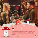 2 x Easter Gifts for Boyfriend Husband Him Her,to My Love Handmade Positive Crochet Mushroom Present, Wedding Anniversary Birthday Gifts for Women Men Wife Girlfriend