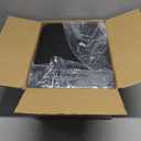 CAROLMADE Small Foot Stool Ottoman Footstool with Legs Under Desk Footrest for Living Room Bedroom and Office, Black (11"D x 15.4"W x 8.3"H)