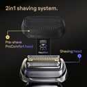 Braun Series 9 PRO+ Electric Shaver, Wet & Dry Razor, Pro SensoAdapt, 6in1 SmartCare Center, 9697CC, Silver