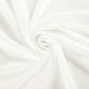 Ascoza 2pack 120 Inch Ivory Round Tablecloth in Polyester Fabric for Wedding/Banquet/Restaurant/Parties
