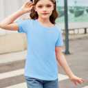 Arshiner Girls Unicorn Shirts Short Sleeve Flip Sequin T-Shirt Tops