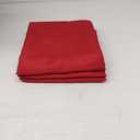 Demetex Red Fabric Tablecloth 60x120 Set of 2 Decorative Waterproof Christmas Table Cloths Rectangle Spill Proof Wipeable Tablecloths for Holiday Wedding Banquet, 60 x 120 inch, Red