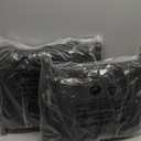 GREEN PARTY Stadium Seat for Bleachers Portable Outdoor Floor Folding Stadium Chair with Armrest, Back Support, Cup Holder, Mesh Bag and Hide Hooks (Black Grey 2)