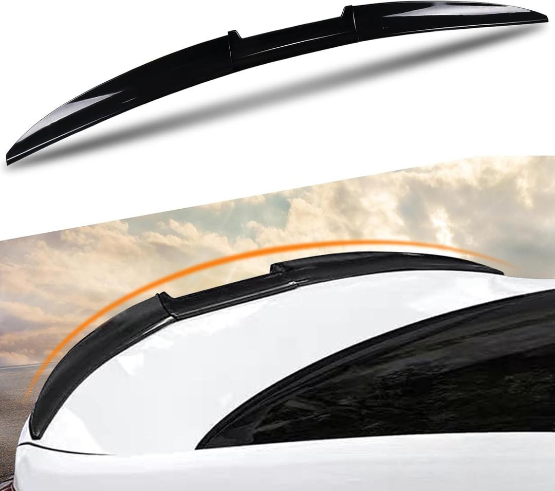 3pcs Rear Trunk Spoiler Wing Fit for 2009-2024 Nissan Maxima 4 Door Sedan
