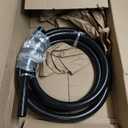 Sealproof Flexible PVC Pipe 2 Inch Dia Hose 25 FT Length, Black Tubing, Schedule 40, Premium Quality Made in USA
