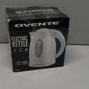 OVENTE Electric Kettle, 1.7L Fast Boiling Water Heater for Coffee or Tea, BPA Free with Water Level Gauge, Auto Shut-Off, Boil-Dry Protection, Indicator Light and Removable Filter, White KP72W