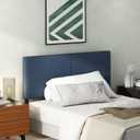 Furinno Roanne Upholstered Headboard, Full, Denim, Style: Full-Plain, 
Product dimension: 56.9 (W) x 45.7 (H) x 2.8 (D) inches