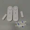 VOXON Door Alarms for Kids Safety - Window Alarms for Personal Home Security - 2 in 1 Chime/Alarm | 3-Level Volume Control - Burglar Door Sensor Alarm for Pool House Rooms Garage RVs - 2 Pack (White)