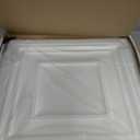 Art3d Drop Ceiling Tiles 24x24 Inch (12-Pack, 48 Sq.ft)  Glue Up PVC Ceiling Tiles 2x2 Ft., Decorative Ceiling Panels for Kitchen, Living Room, Office and Home, White