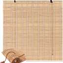 Bamboo Blind Bamboo Shade for Patio - 36" W x 72" H