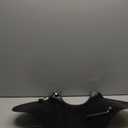 PSLER 7/8" Cruiser Windshield Windscreen with Mounting Kit for Universal Motorcycle (Black)