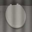 KOHLER 24764-RL-0 Rutledge Nightlight ReadyLatch Slow Close Toilet Seat, Elongated, Quiet-Close Lid and Seat, Grip-Tight Bumpers, White