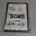 Soke Case for iPad 9th/8th/7th Generation 10.2-Inch (2021/2020/2019 Release), with Built-in Screen Protector and Kickstand, Rugged Full Body Protective Cover for Apple iPad 10.2 Inch - Black