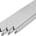 M-D Building Products 52047 White Aluminum and Premium Rubber Heavy-Duty Screw-on Top and Sides Door Seal Kit