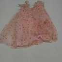 Toddler Baby Girl Summer Tulle Dress Sleeveless Strap Floral A Line Princess Dress Cute Birthday Party Tutu Sundress 6-12 M