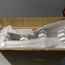 ANVAVO 8 Pack Thick Christmas Tree Fence White Wooden Picket Fence Tree Fences Decorations for Kids Pet Dogs Xmas Wedding Party Decor Miniature Home Garden Border Lawn Edge Fences, 15.7 x 12 Inch