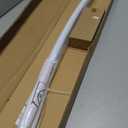 Curved Shower Curtain Rod, Adjustable 40-72 inches Extra Wide Curved Shower Rods for Bathroom, Rust proof Shower Rod, Stainless Steel Curved Curtain Rod for Shower, Bathtub, White