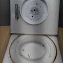 AUTELO 12" Flush Mount Ceiling Light, 5CCT LED Light Fixtures Ceiling Mount, Modern Ceiling Light with Frosted Glass in White Metal Finish for Bedroom Hallway, C3336-29 WH LED