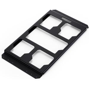 Mounting Plate Compatible with Milwaukee/Packout Toolbox Aluminum Steel Mounting Base Storage Toolbox on Wall or Floor(Half Plate)