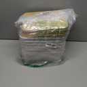 Plastic Storage Baskets With Bamboo Lid - Plastic Storage Containers Stackable Storage bins: Storage Baskets for Organizing Shelves Drawers Desktop Closet Playroom Classroom Office, 6 Pack (Cream White)