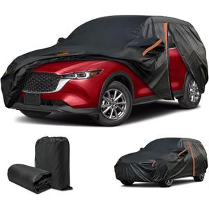 Cover for Mazda CX-5, CX5 Cover 2013-2025, Custom Fit Mazda CX-5 Cover, Outdoor Car Cover All Weather Sun UV Snow HailProtection, Full Exterior SUV Cover with Door Zipper/Reflective Strip