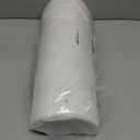 5 STARS UNITED Knee Pillow for Back Sleeping  Memory Foam Cushion for Sciatica Pain Relief  Under Leg Support for Sleeping on Back  Half Moon Bolster for Bed, White (Standard)