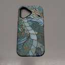 DorisMax for iPhone 17 Case - Wireless Charging Compatible - Dual-Layer Hard Shell + Silicone Cover - Shockproof Protective Phone Case with Stylish Designs for Women - an Abstract Dragon