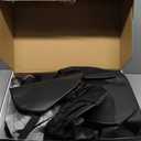 Leather Car Seat Covers,Breathable and Waterproof Seat Cover Full Set,PU Premium Universal Fit Automotive Airbag Compatible for Cars Sedans SUVs Vans and Trucks(Full Seat,Black,N1)