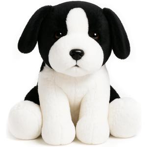Black White Beagle Sheepdog Border Collie Stuffed Animals Dog Puppy Plush Toys for Kids Boys Girls Baby Birthday Easter