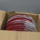 Tanlade 100 Pcs Reef Charger Plates Bulk 13 Inch Plastic Wedding Chargers Floral Decorative Plates with Metallic Ruffled Rim for Wedding Party, Holiday Event Supplies(Black) (Classic Style)