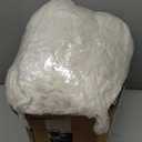 ZICOTO Beautiful Boucle Pouf Ottoman and Foot Rest - Elevate Your Living Room Decor with Lightweight Comfort and Charm - A Round Modern Foam Filled Foot Stool Perfect to Rest Your Feet (Beige)